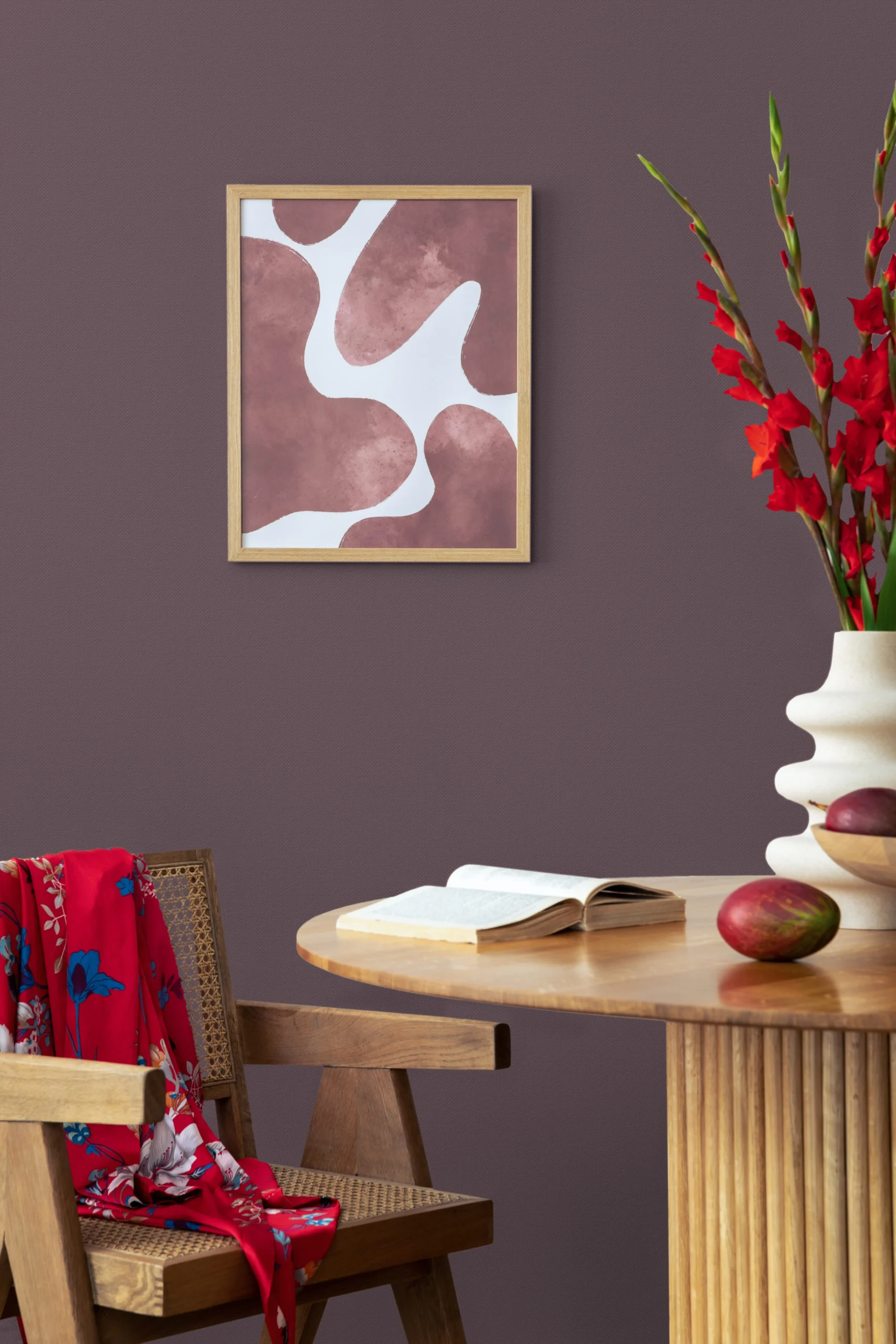 Purple Embossed Wallpaper – Glittering Sophistication (24204-8)